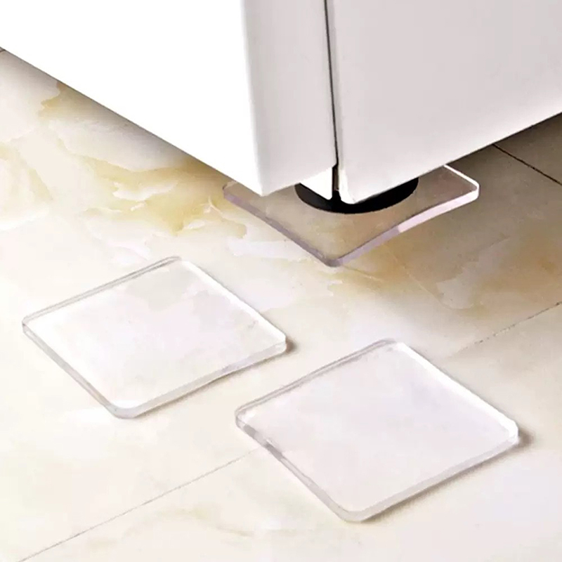 Jet Home Bathroom Mats - 4/12 шт. антивибрационные нескользящие силиконовые подкладки