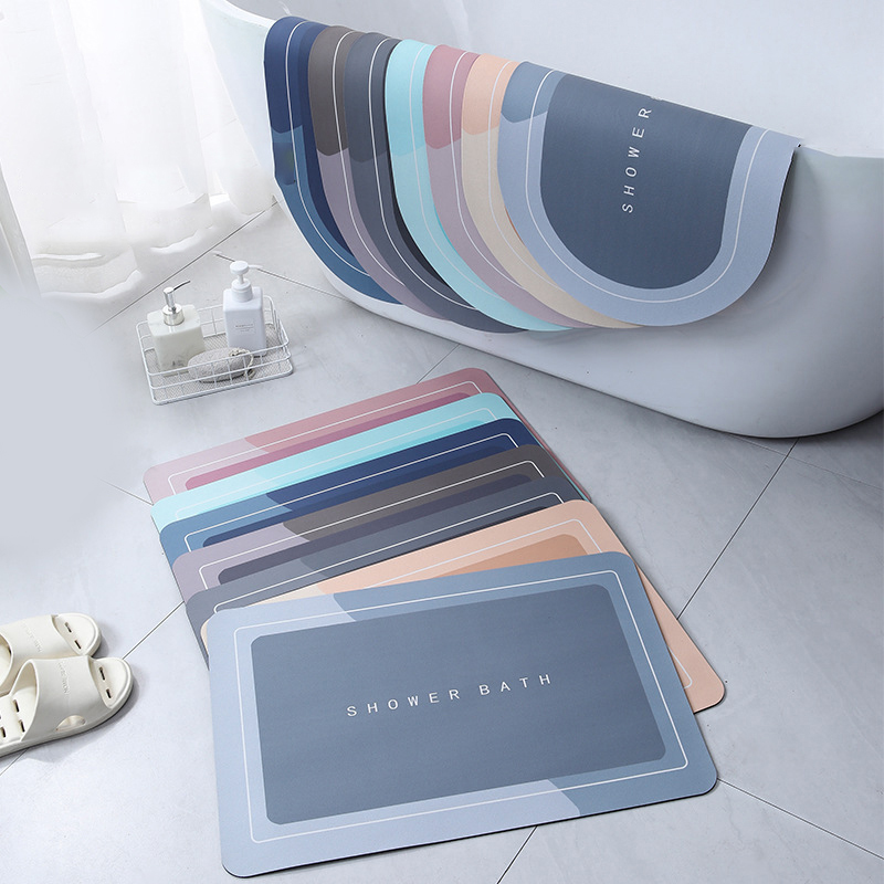 Jet Home Bathroom Mats - Абсорбирующий коврик для ванной и ванной,