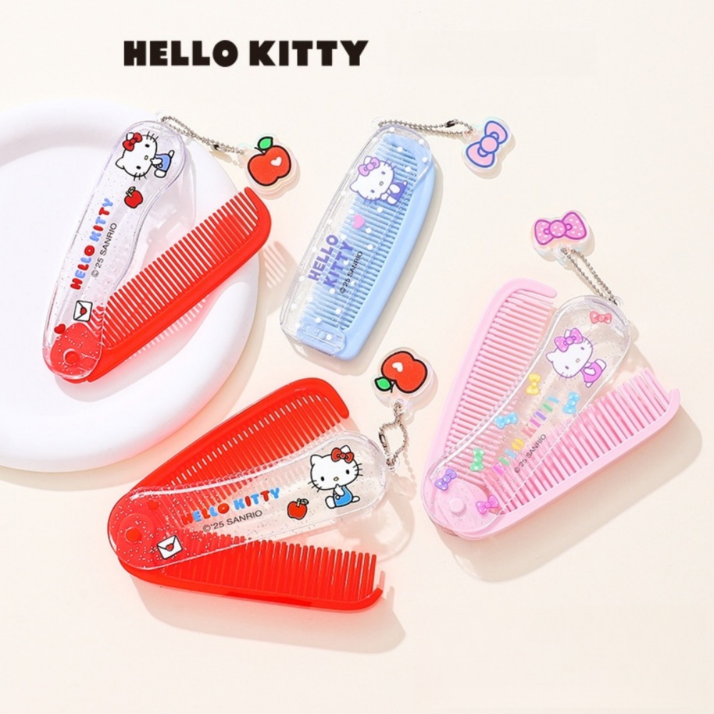 Home Theater Bathroom - Оригинальная складная расческа Sanrio с зеркалом