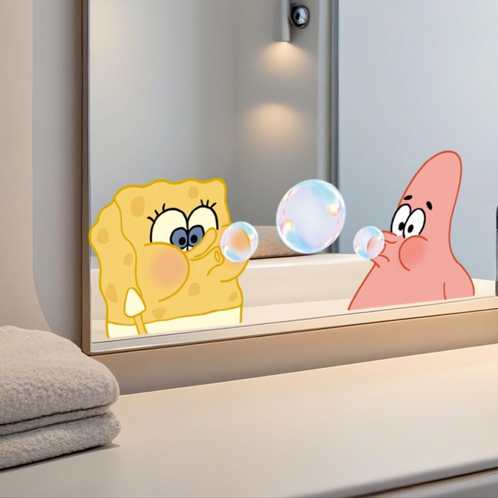 Home Theater Bathroom - Наклейки на зеркало в ванную комнату