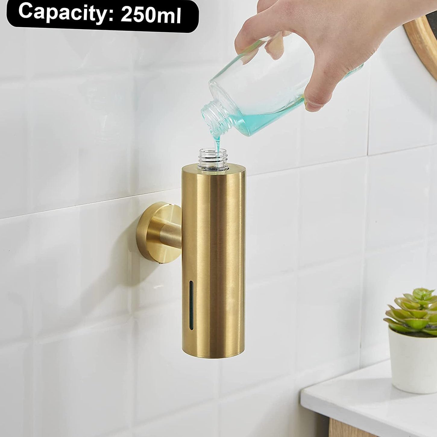 Одинарный дозатор для мыла объ – обзор и цена Home Bathroom Wall Soap Dispenser