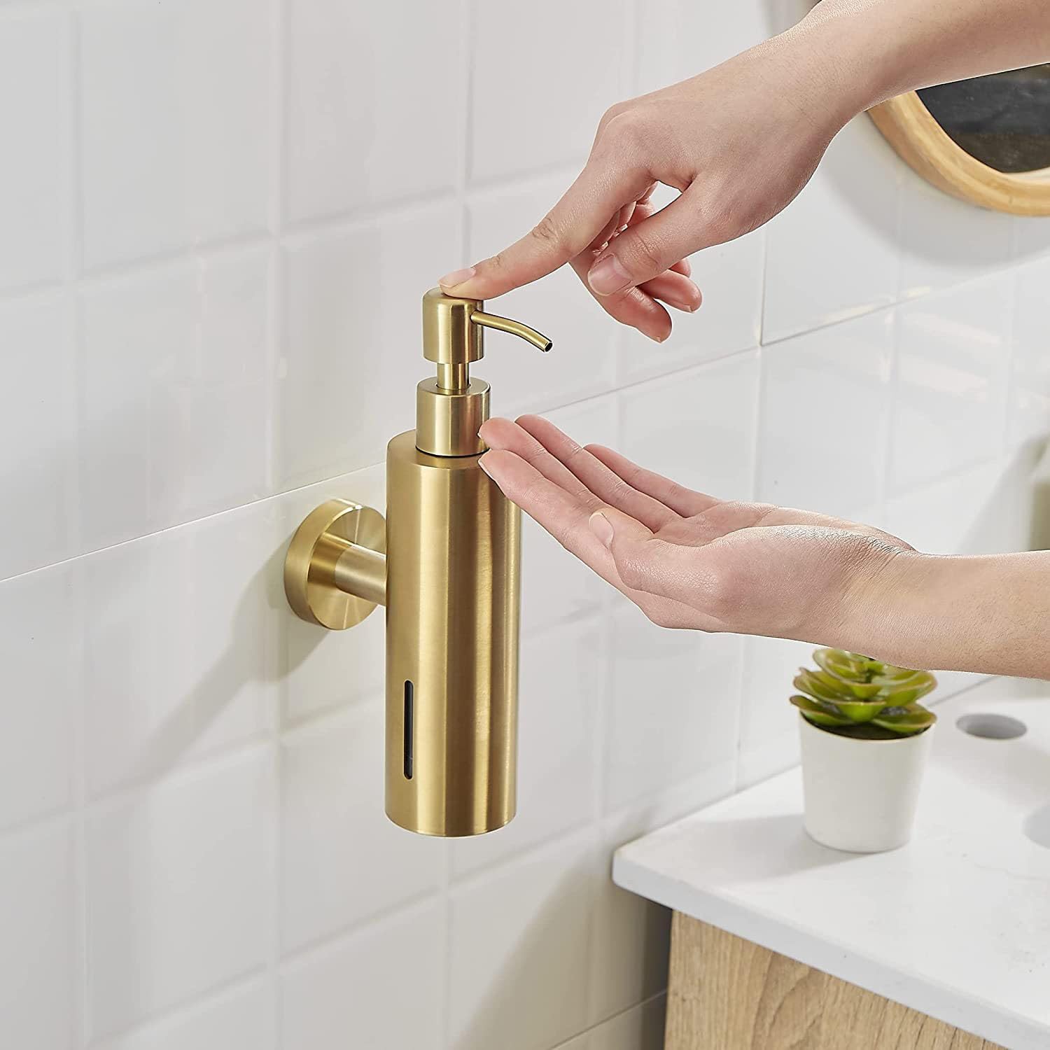 Одинарный дозатор для мыла объ – обзор и цена Home Bathroom Wall Soap Dispenser