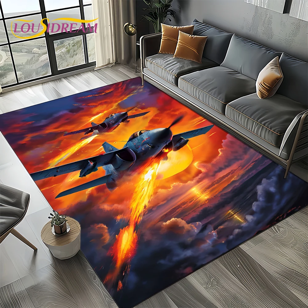 3D-ковер с изображением истреб – обзор и цена Jet Home Bathroom Mats