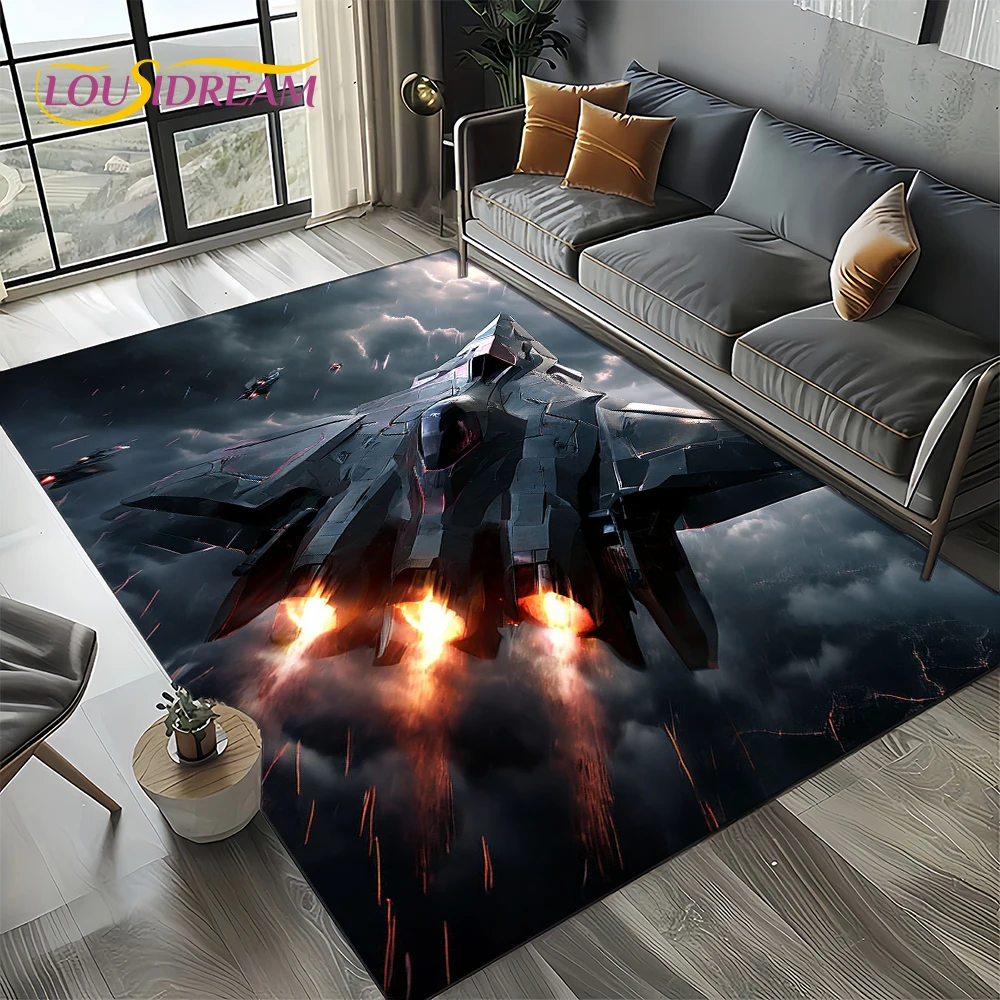 3D-ковер с изображением истреб – обзор и цена Jet Home Bathroom Mats
