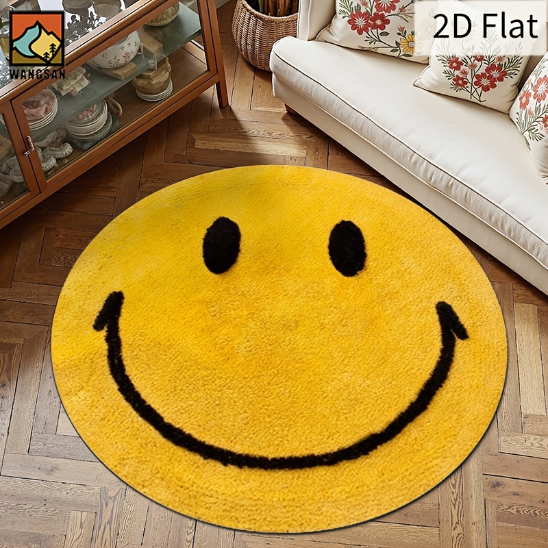 Круглый фланелевый коврик 2D с – обзор и цена Home Bathroom Floor Mats
