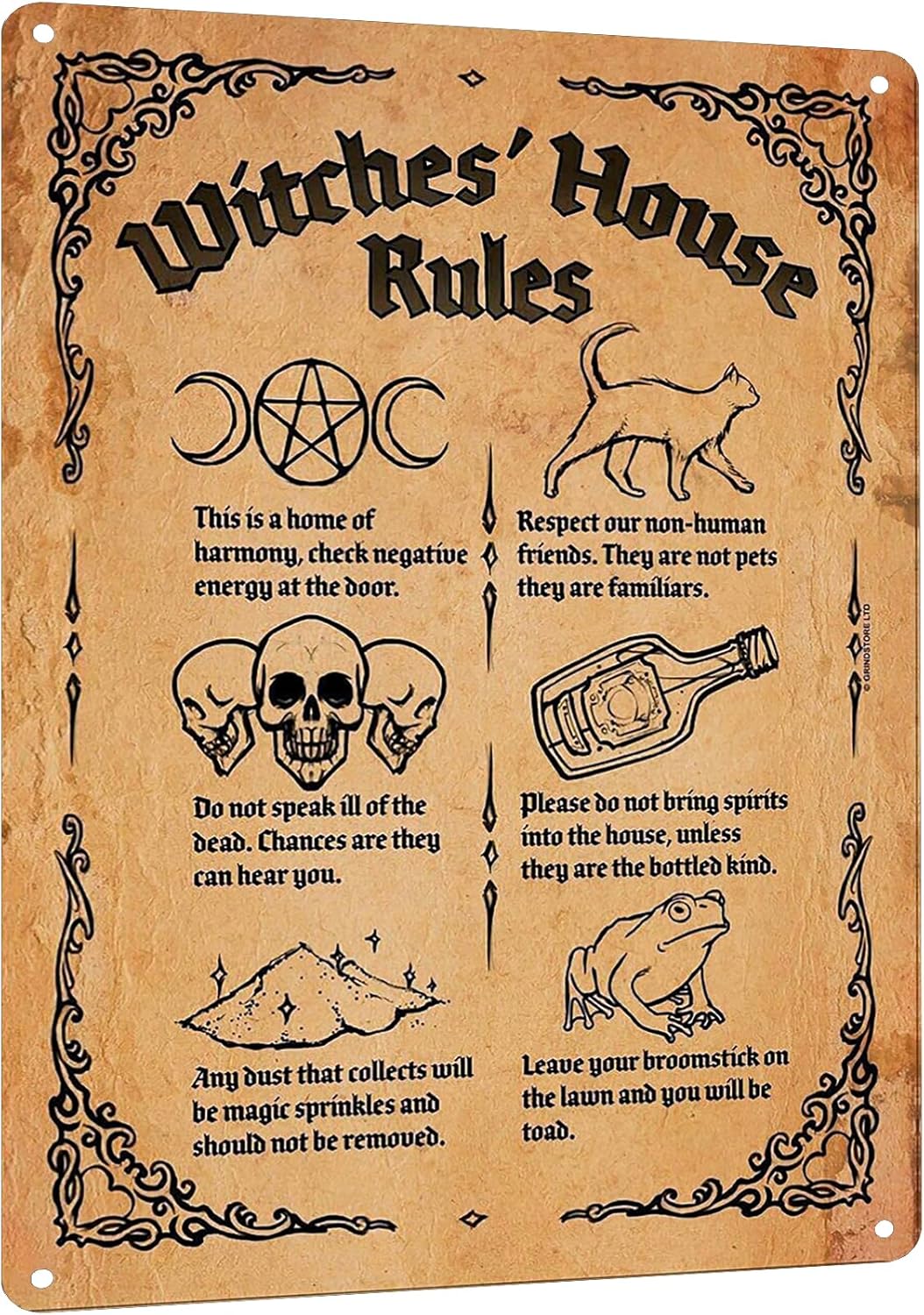 Металлическая табличка «Правил – обзор и цена Home Bathroom Rules