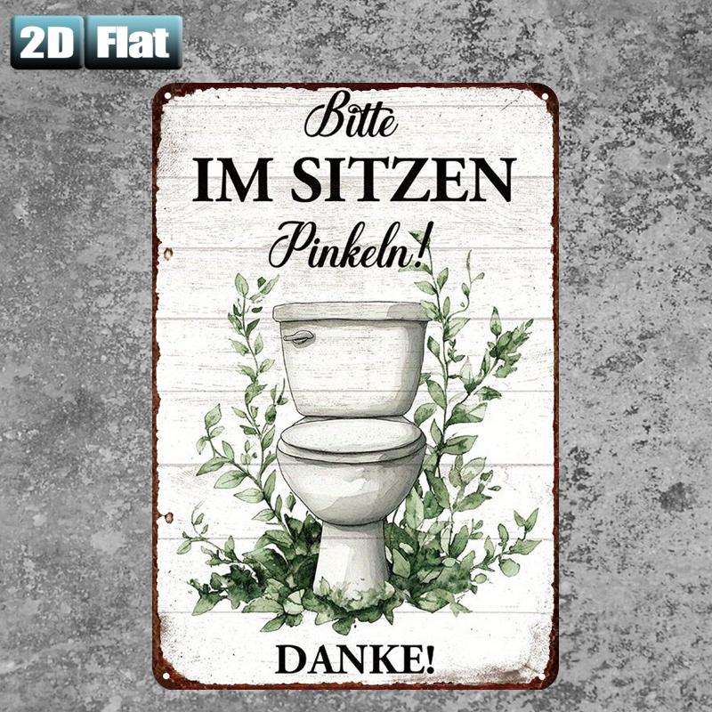 Ретро-металлическая табличка « – обзор и цена Home Bathroom Rules